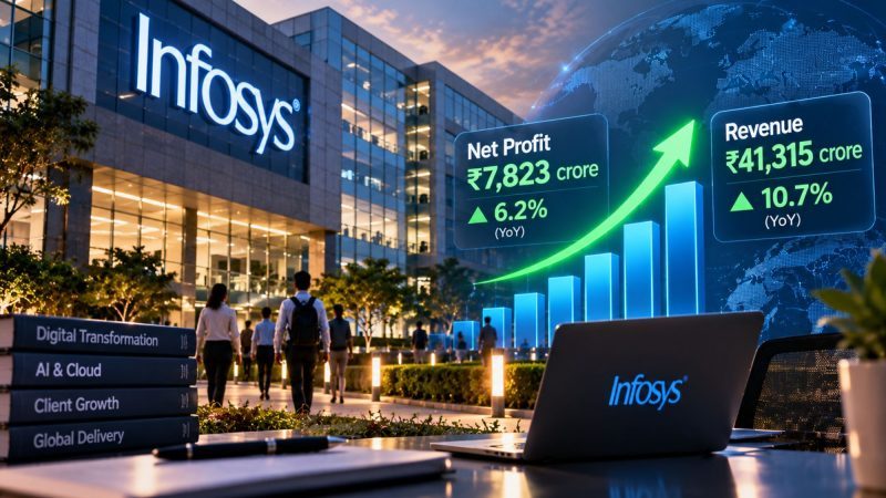 Infosys Q2 FY27 Results: Net Profit Rises 6.2% to ₹7,823 Crore, Revenue Grows 10.7%