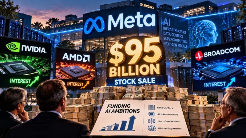 Meta Plans Up to $95 Billion Stock Sale to Fund AI Ambitions; Nvidia, AMD and Broadcom Show Interest
