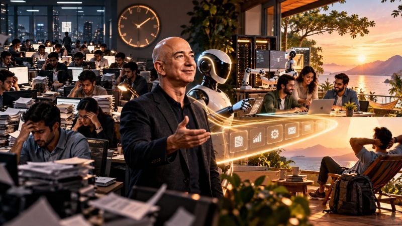 Jeff Bezos Says AI Could Let People Work Just 3 Days a Week