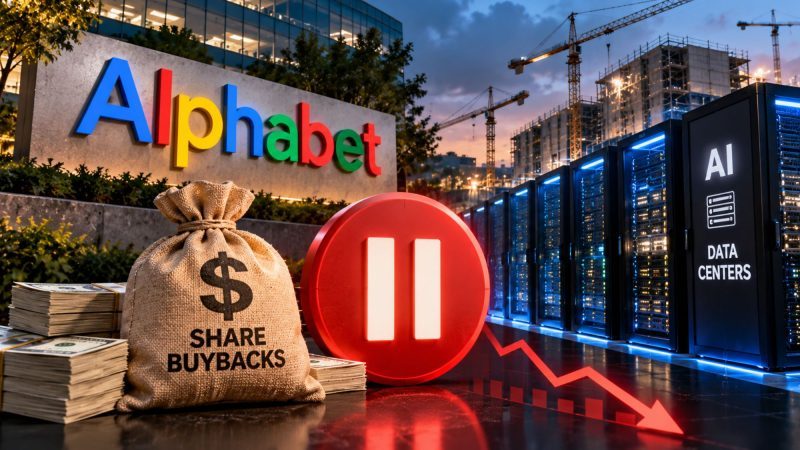 Alphabet Pauses Share Buybacks as AI Data Center Spending Takes Priority
