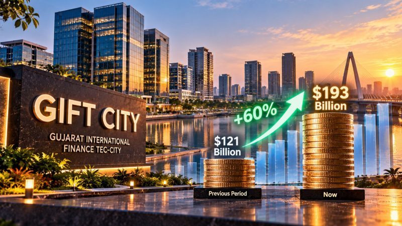 GIFT City Bank Assets Surge 60% to $193 Billion as India’s Financial Hub Expands