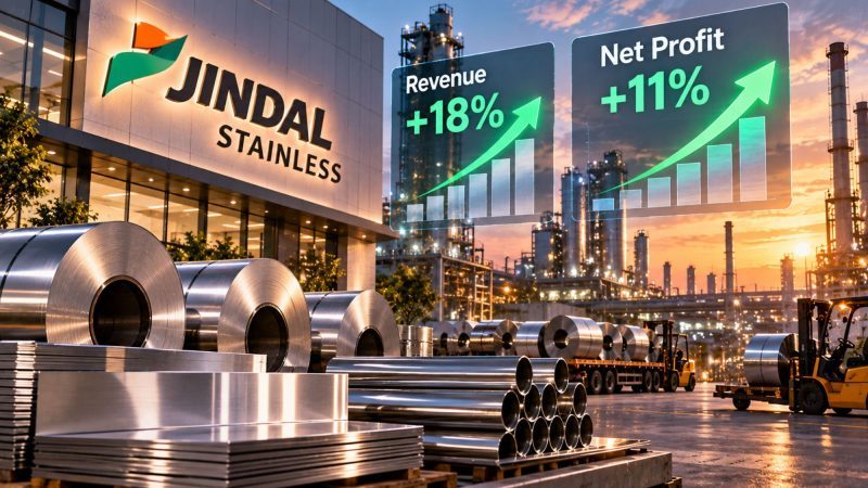 Jindal Stainless Q2 FY27 Net Profit Rises 11% to ₹898 Crore, Revenue Up 18%
