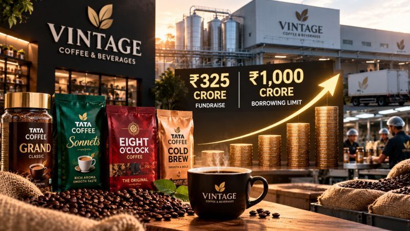 Vintage Coffee & Beverages Approves ₹325 Crore Fundraise, Doubles Borrowing Limit to ₹1,000 Crore