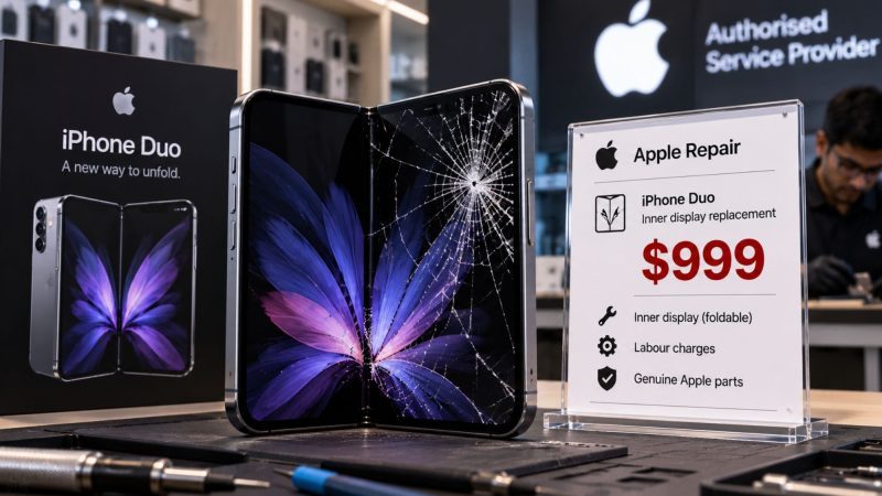 iPhone Duo Inner Display Repair Costs $999 Without AppleCare+