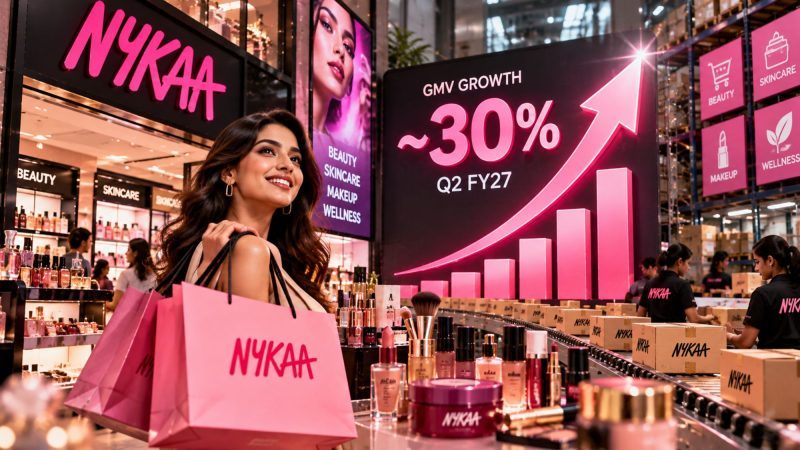 Nykaa Q2 FY27 GMV Growth: Fashion Surges 40%+, Retail Expands
