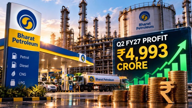 BPCL Posts ₹4,993 Crore Profit in Q2 FY27 as Crude Oil Volatility Pressures Earnings