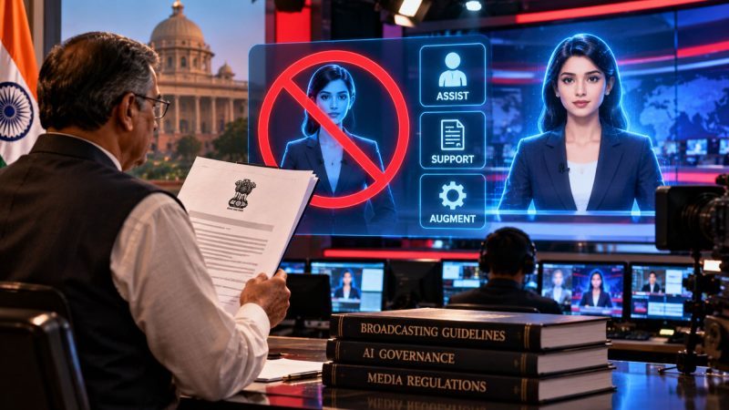 Government Tells TV Channels to Limit AI to Assistive Capacity: Does It Rule Out AI Anchors?