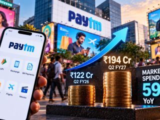 Paytm’s Marketing Spend Rises 59% YoY to ₹194 Crore in Q2 FY27