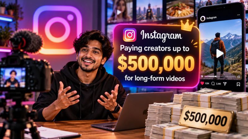 Instagram Is Paying Creators Up to $500,000 for Long-Form Videos as It Takes on YouTube
