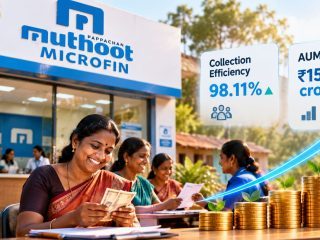 Muthoot Microfin Q2: AUM Rises 22% to Rs 15,323 Crore, Collection Efficiency Hits 98.11%