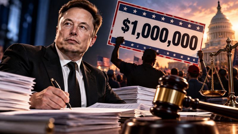 Elon Musk Agrees to Settle Lawsuits Over $1 Million Election Giveaway