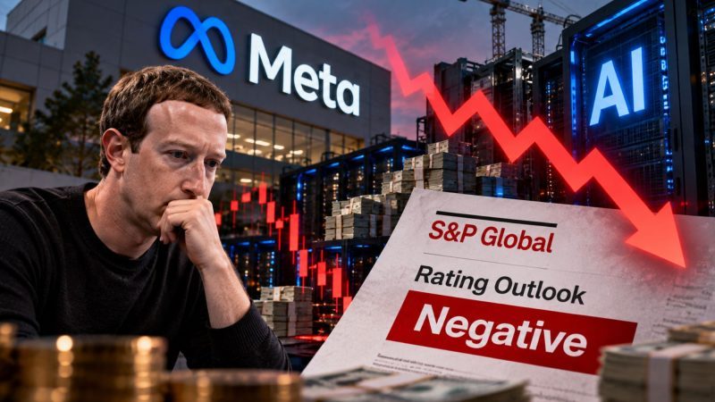 Meta’s Credit Rating Outlook Cut to Negative by S&P Over Rising AI Spending