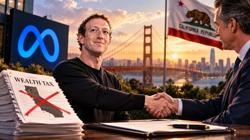 Meta Agrees Deal to Keep Zuckerberg in California Despite Wealth Tax Proposal