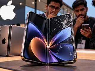 Apple’s Foldable iPhone Duo Draws Early Complaints of Screen Cracking