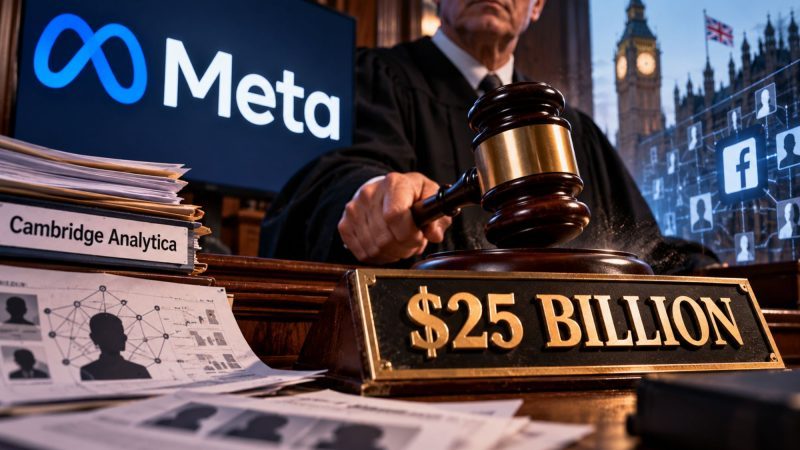 Meta Ordered to Pay $25 Billion in Case Linked to Cambridge Analytica Scandal