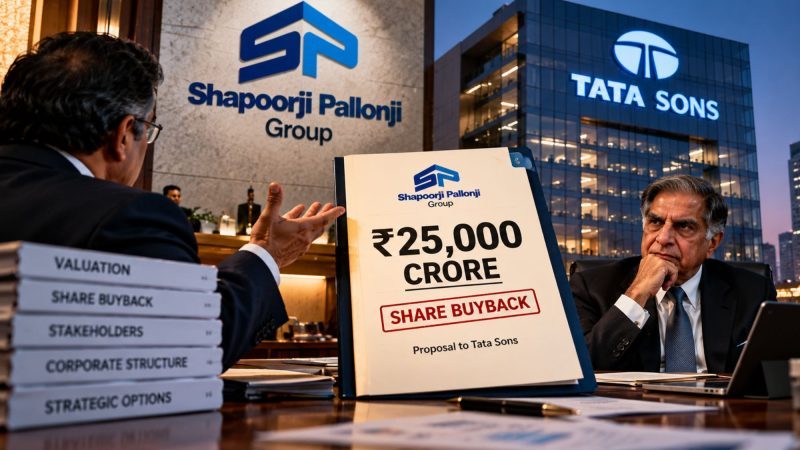 Shapoorji Pallonji Group Pushes Tata Sons to Consider ₹25,000 Crore Share Buyback