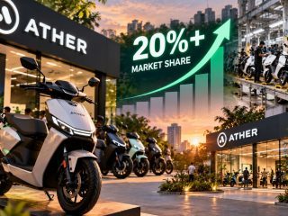 Ather Energy Targets Over 20% Market Share as Capacity Expansion and Store Additions Resume