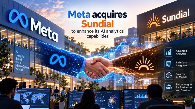 Meta Acquires Sundial to Strengthen Its AI Analytics and Data Agent Capabilities