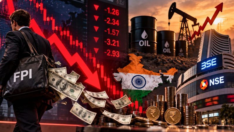FPIs Withdraw ₹48,056 Crore From Indian Equities in October Amid Elevated Oil Prices