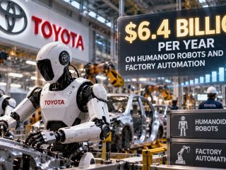 Toyota Is Betting $6.4 Billion a Year on Humanoid Robots and Factory Automation