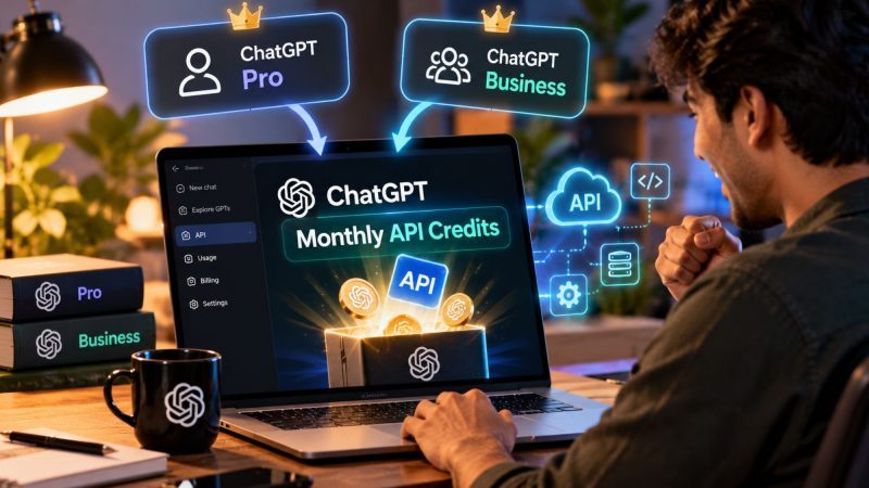 ChatGPT Pro and Business Subscribers Can Now Claim Monthly OpenAI API Credits