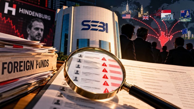 SEBI Warns Over 200 Foreign Funds After Post-Hindenburg Compliance Scrutiny