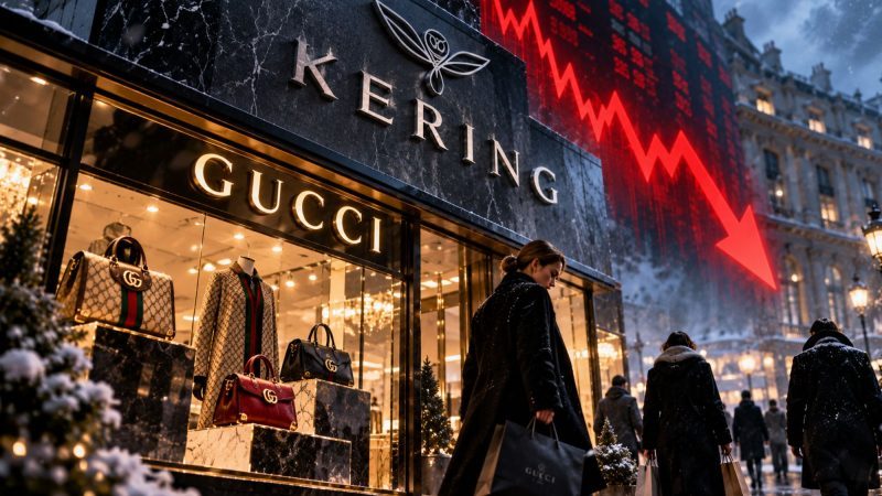 Gucci Owner Kering Shares Plunge 12% as Luxury Market Faces a Difficult Winter