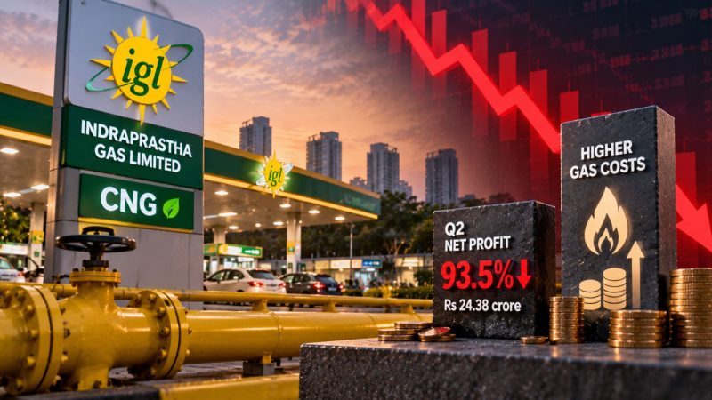 IGL Q2 FY27 Results: Net Profit Plunges 93.5% to ₹24.38 Crore as Gas Costs Surge