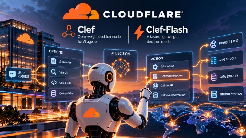 Cloudflare Releases Clef and Clef-Flash: Open-Weight Decision Models for AI Agents