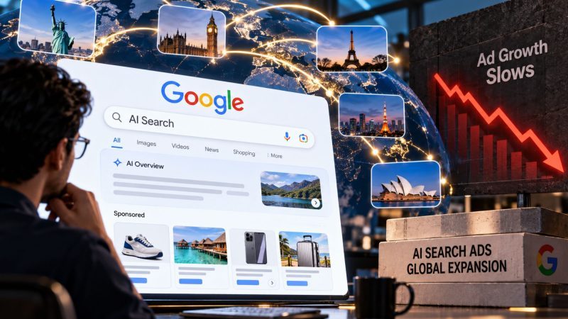 Google Expands AI Search Ads Globally as Core Advertising Growth Slows