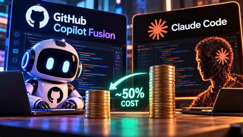 GitHub Launches Copilot Fusion, Matching Claude Code Performance at About Half the Cost