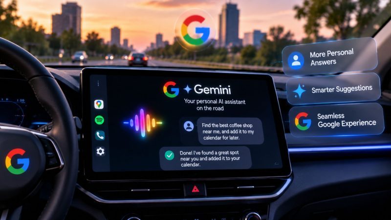 Google Brings Personal Gemini AI Assistant to Cars With Android Auto Update