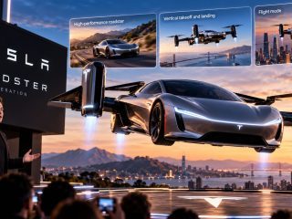 Tesla Unveils Next-Generation Roadster With SpaceX Thrusters, Production Set for 2028