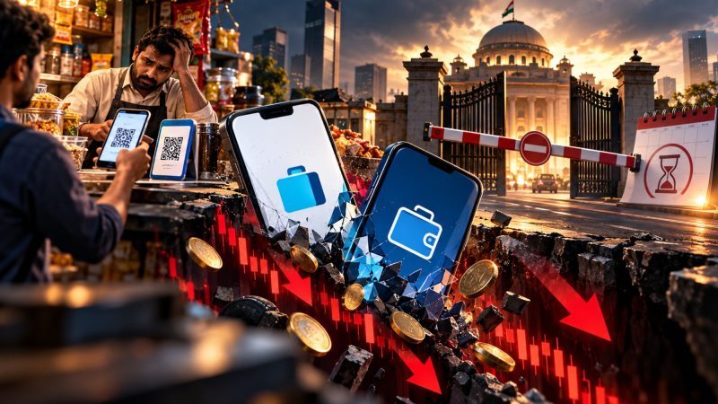 Paytm Shares Plunge 10%, MobiKwik Falls 8% on UPI MDR Delay Reports