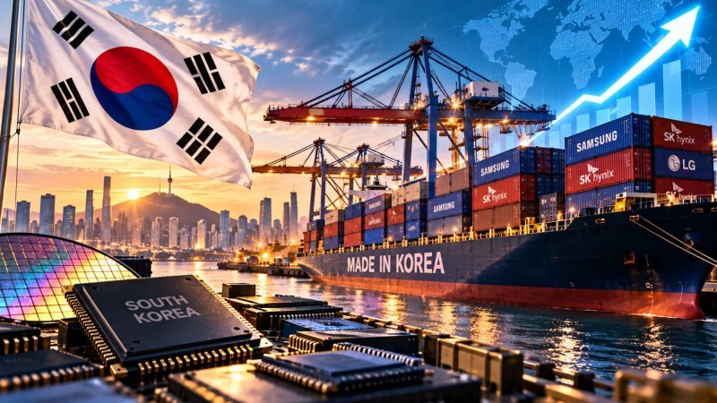 South Korea Monthly Exports Top $120B on Record Chip Boom