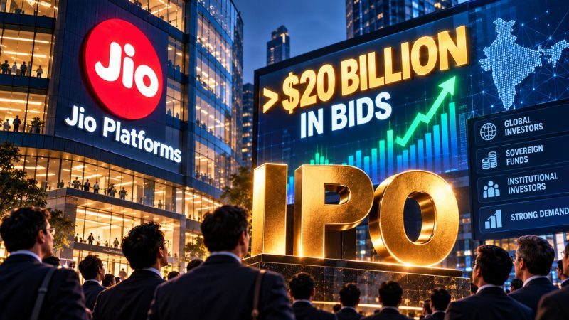Jio Platforms IPO Attracts Over $20 Billion in Bids