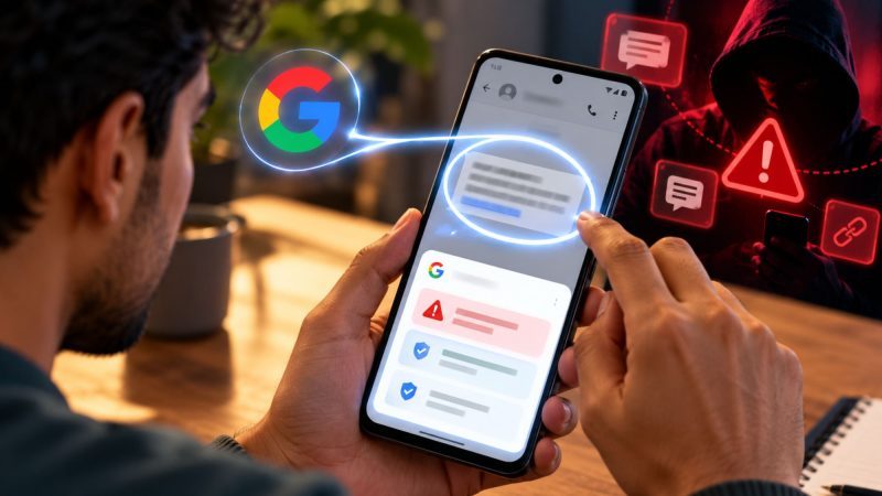 Google Circle to Search Can Check Text Messages for Scams