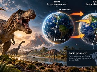 Earth’s Poles Shifted Rapidly During Dinosaur Era, Study Finds