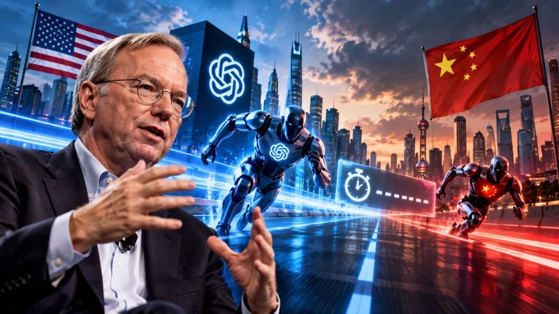 Eric Schmidt Says China Is Just Six Months Behind the US in AI Race