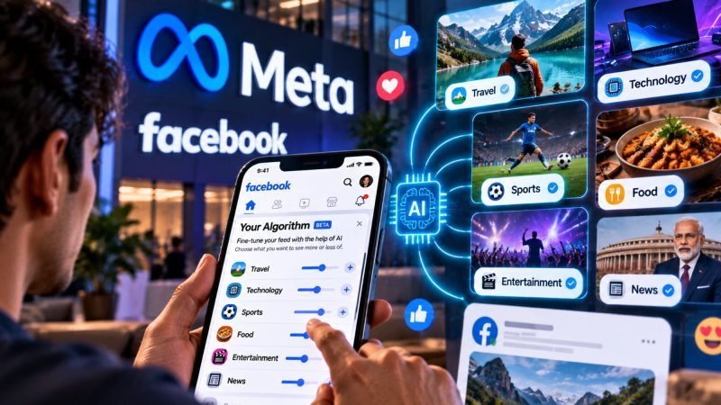 Meta Adds AI-Powered Facebook Feed Controls With Your Algorithm