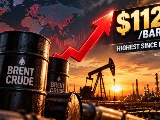 Brent Crude Hits $110 as Middle East Supply Fears Drive Oil Higher