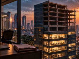 India’s Net Office Leasing Falls 20% in January–September 2026