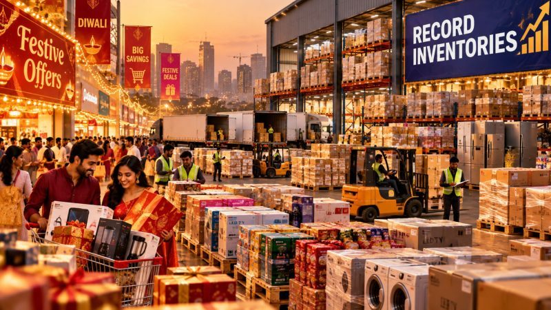 Festive Demand Hopes Push India’s Inventories to Record High