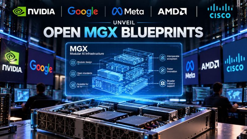 NVIDIA, Google, Meta, AMD and Cisco Unveil Open AI Data Center Blueprints