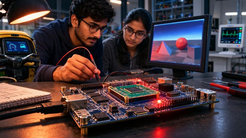 IIT Delhi MTech Students Build India’s First Indigenous Micro-GPU Prototype
