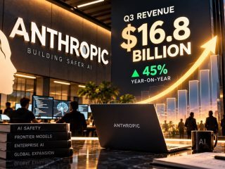 Anthropic Revenue Jumps 45% to $16.8 Billion in Q3