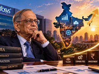 Narayana Murthy’s Family Office Plans to Double India Exposure Over Five Years