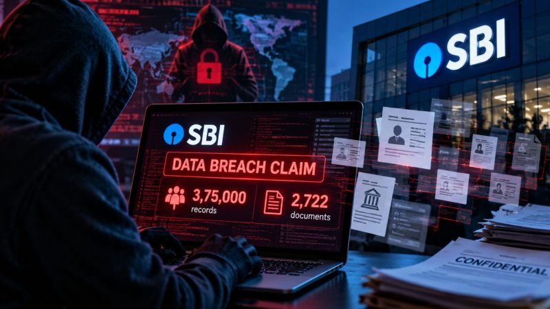 SBI Data Breach Claim: Hackers Allege Access to 3.75 Lakh Records and 2,722 Documents