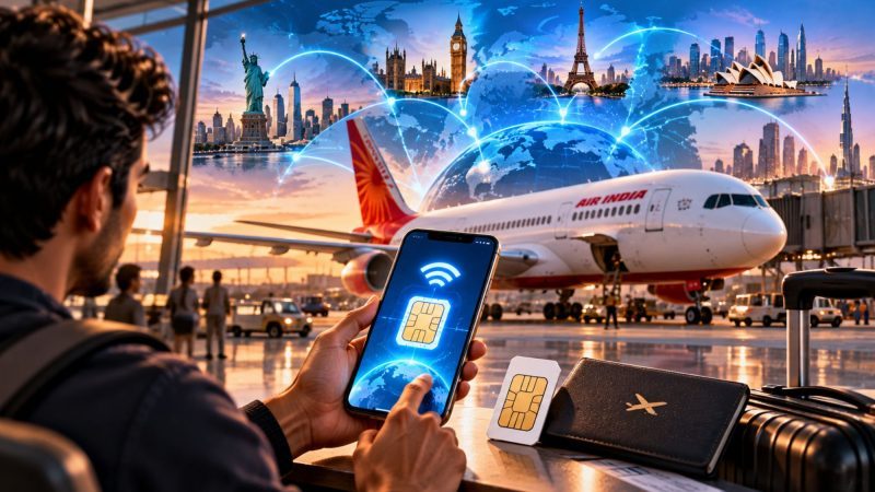Air India Offers Travel SIM and eSIM for Overseas Passengers Starting at ₹241
