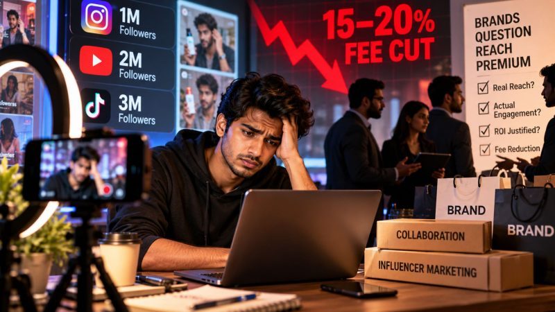 Influencers With 1–3 Million Followers Face 15–20% Fee Cuts as Brands Rethink Reach Premium